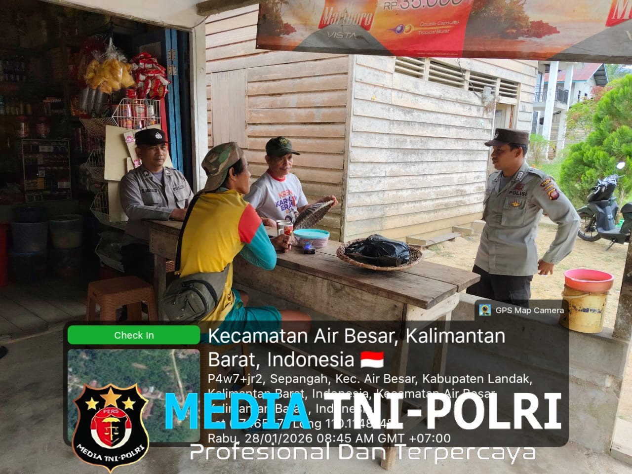 Polsek Air Besar Tingkatkan Patroli Siang Demi Keamanan Warga