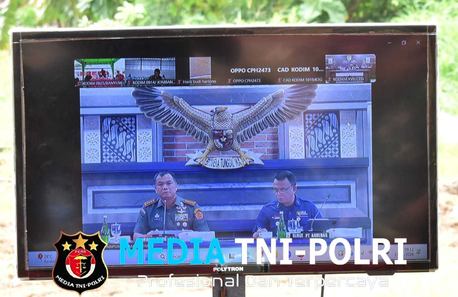 Wakil Panglima TNI Pimpin Wasev Koperasi Kelurahan Merah Putih Secara Virtual dari Markas Besar TNI