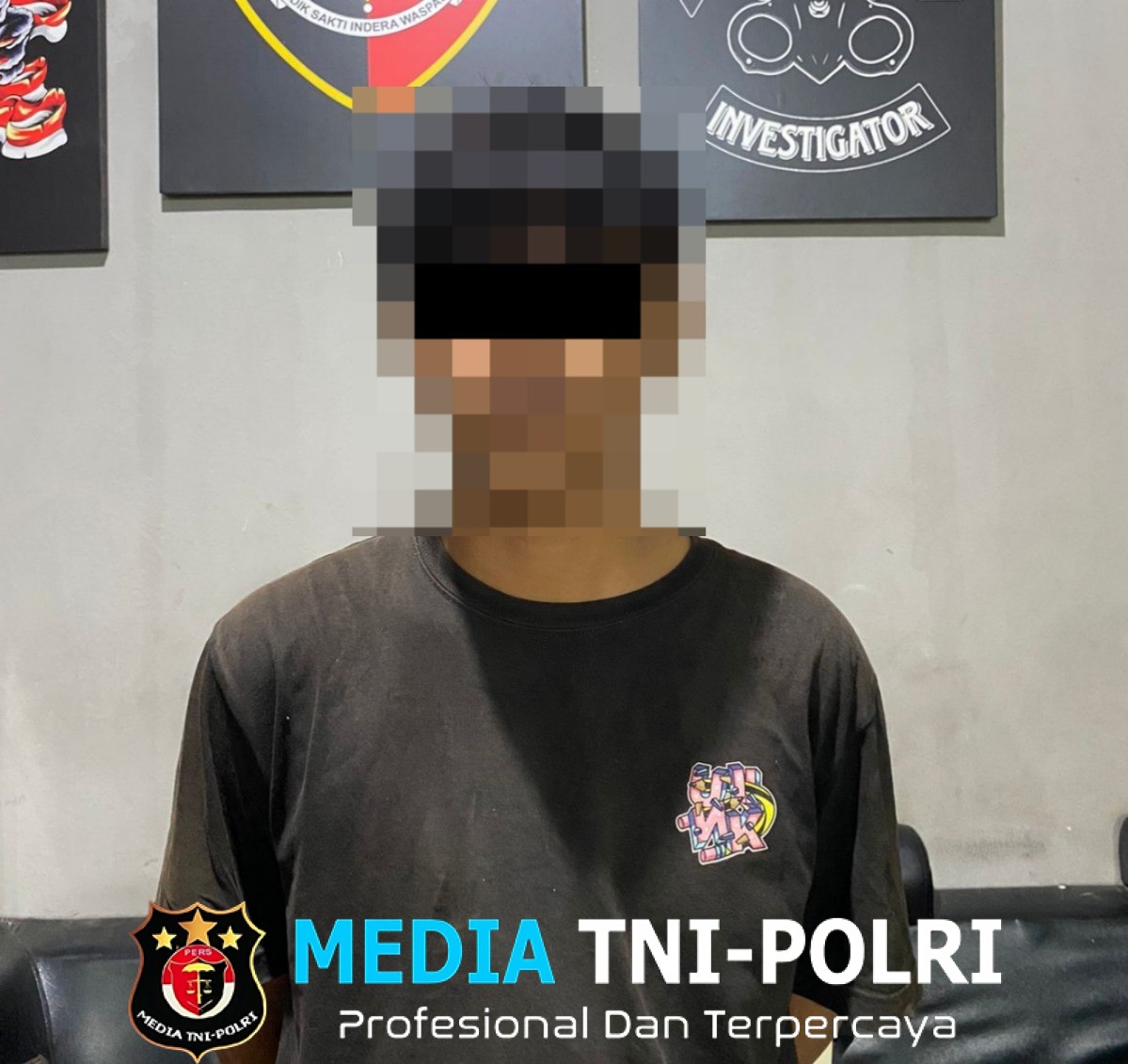 Satreskrim Polres Way Kanan Amankan Pelaku Curi Handphone di Gardu Setia Negara