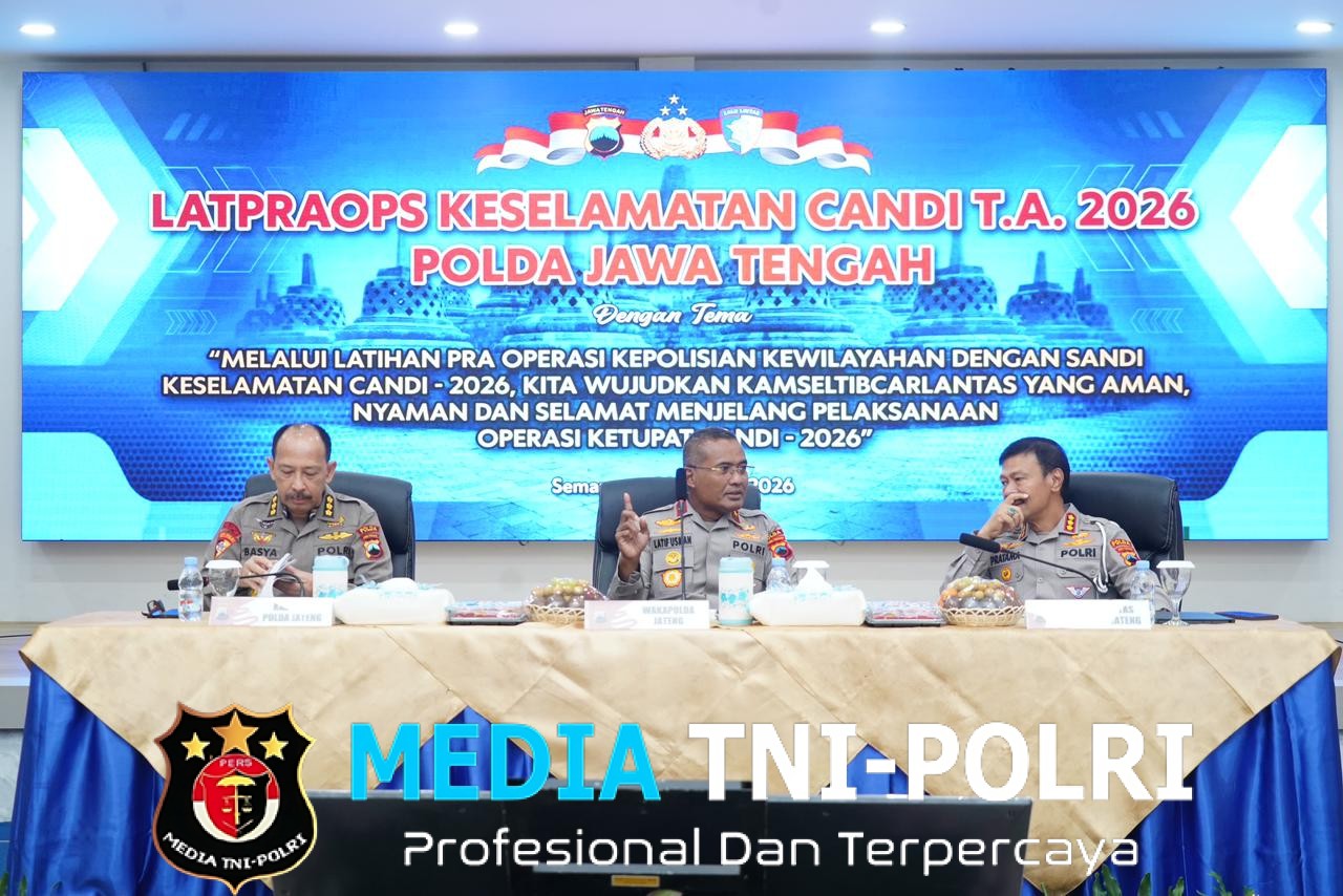 Polda Jateng Akan Gelar Operasi Keselamatan Candi 2026 Selama 14 Hari, Perintahkan Jajaran Lakukan Operasi Secara Humanis