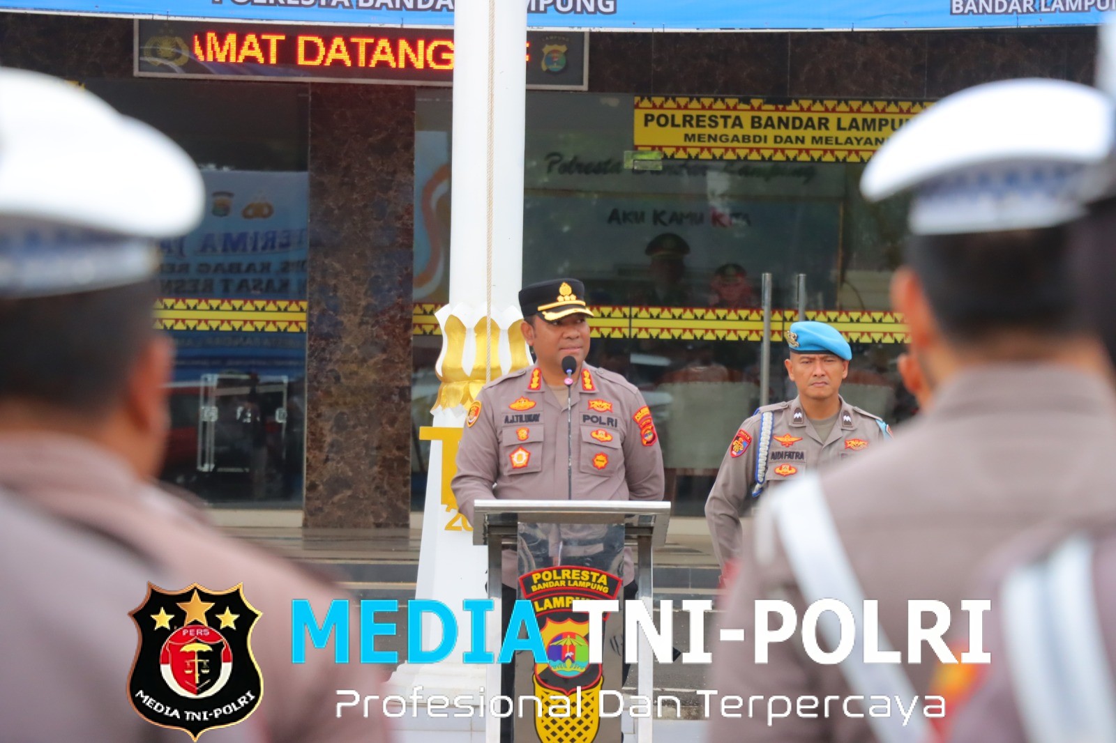 Kamis Beradat, Polresta Bandar Lampung Dukung Instruksi Gubernur Lampung