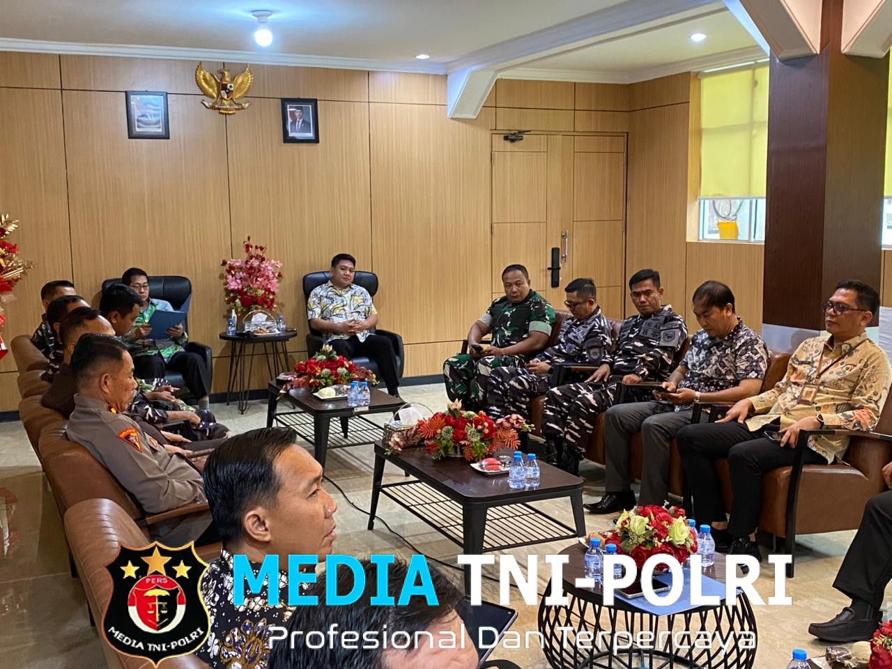 Komitmen Jaga Kamtibmas di Kota Bitung, Dandim 1310/Bitung Hadiri Rakor Bersama Forkopimda dan Forum Lintas Sektoral