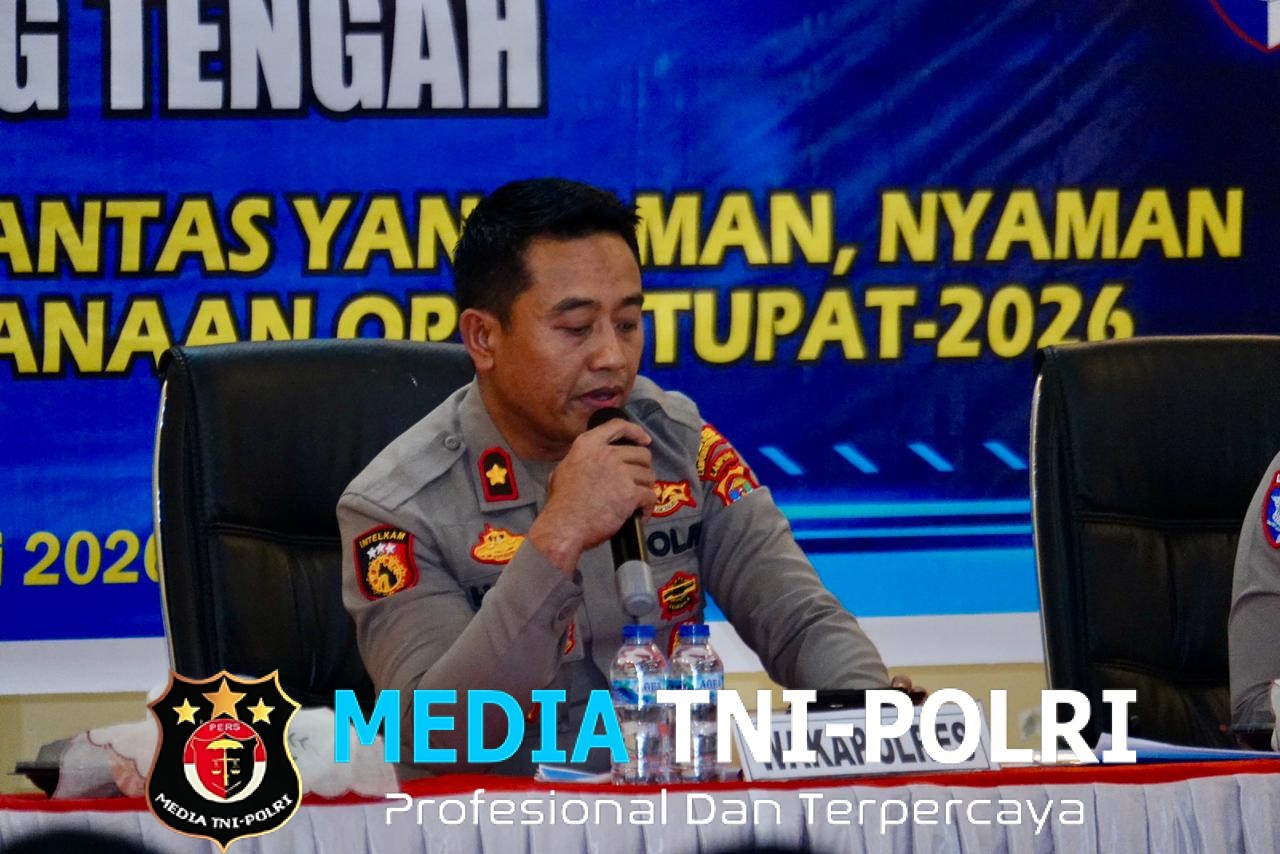 Polres Lampung Tengah Gelar Lat Pra Ops Keselamatan Krakatau 2026