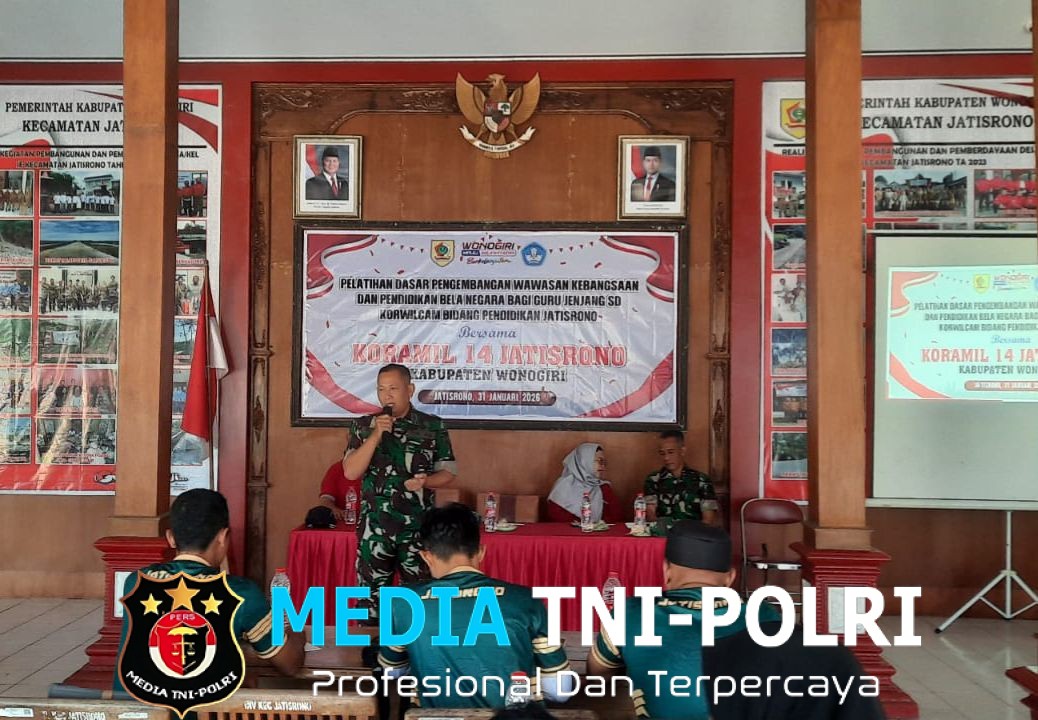 Puluhan Guru Sekolah Dasar Di Jatisrono Dilatih PBB Oleh TNI