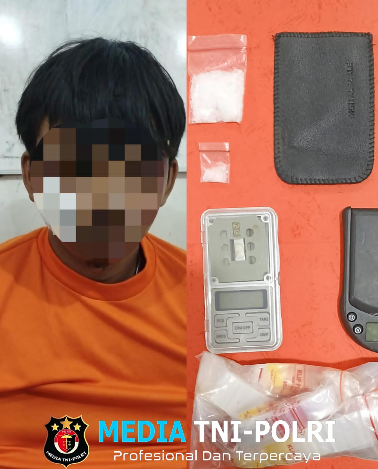 Satres Narkoba Polres Lampung Utara Kembali Amankan Pengedar Sabu