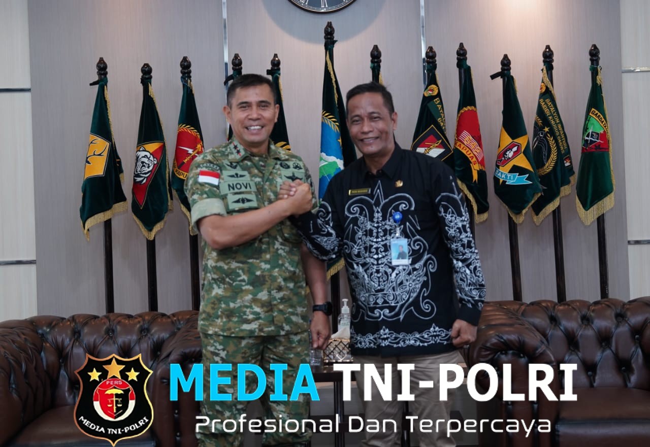 Perkuat Sinergi Informasi, Pangdam XII/Tpr Terima Kunjungan Kepala LPP RRI Pontianak
