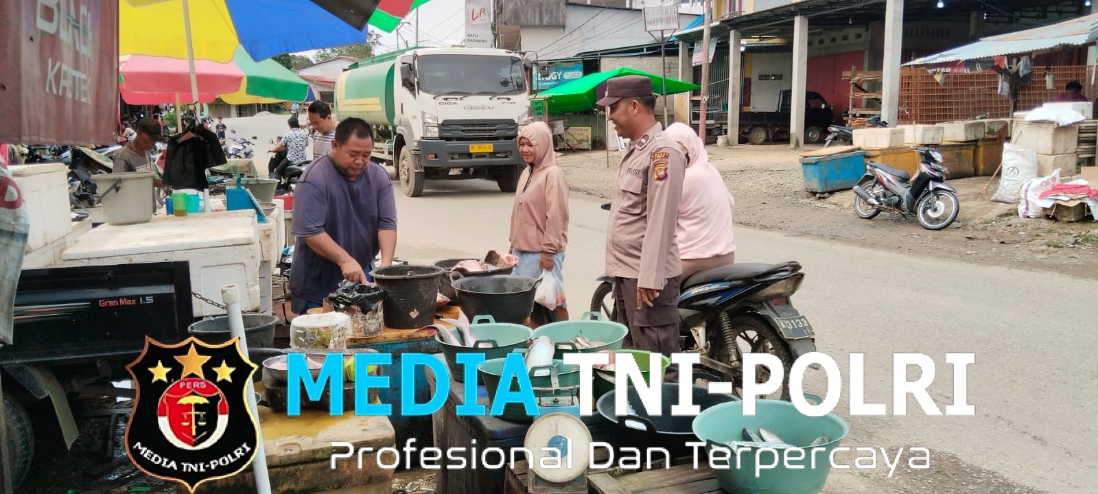 Penjual Ikan Kaget Didatangi Polisi, Ternyata Ini Pesan yang Disampaikan