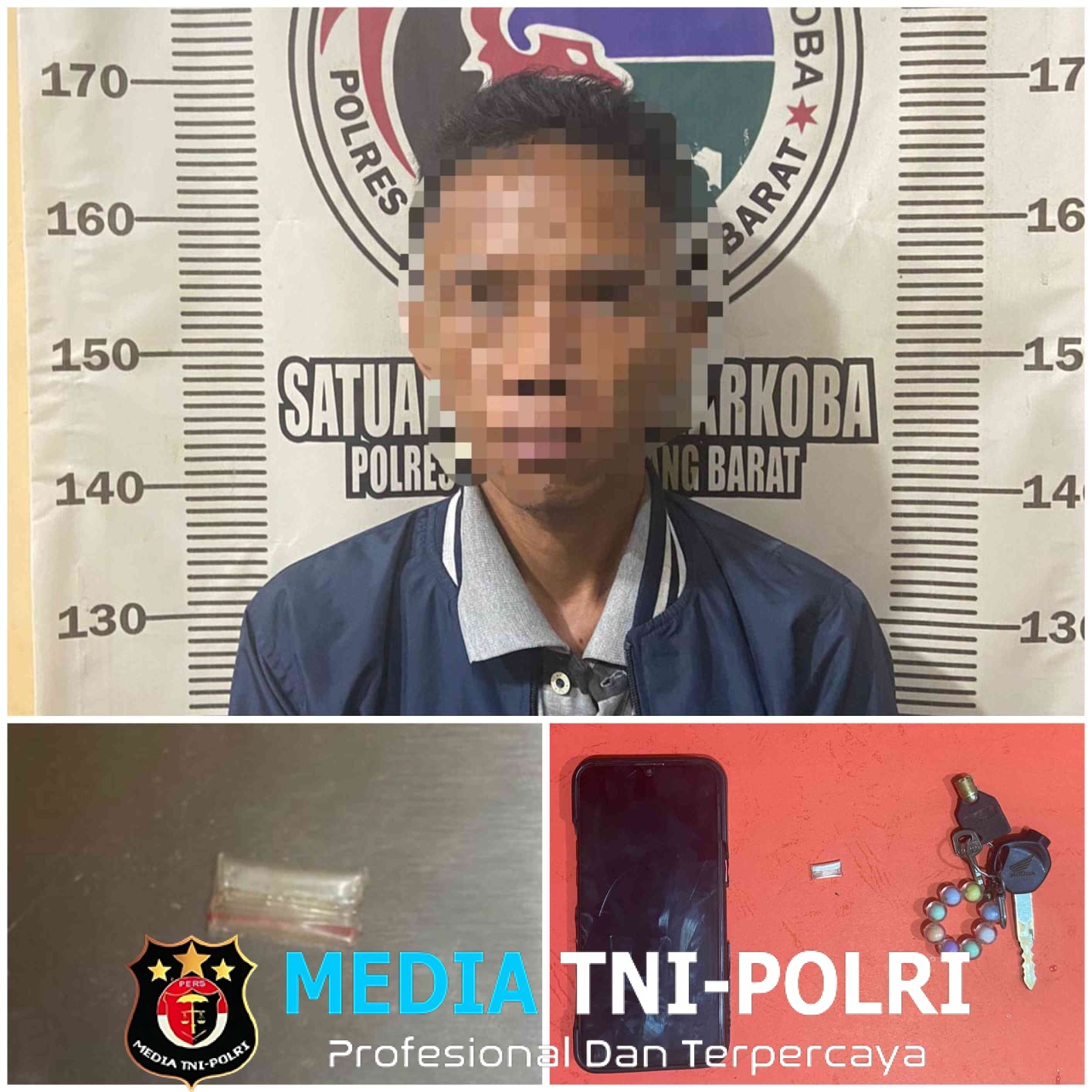 ‎Satresnarkoba Polres Tulang Bawang Barat Berhasil Amankan Seorang Pelaku Penyalahgunaan Narkoba di Tulang Bawang Udik