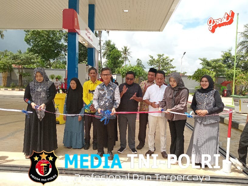 SPBU Pertama Di Jalur Lintas Pringsewu – Bandara Radin Inten II Resmi Beroperasi