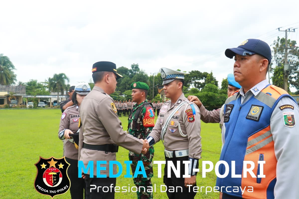 Polres Lampung Timur Gelar Apel Pasukan Operasi Keselamatan Krakatau 2026