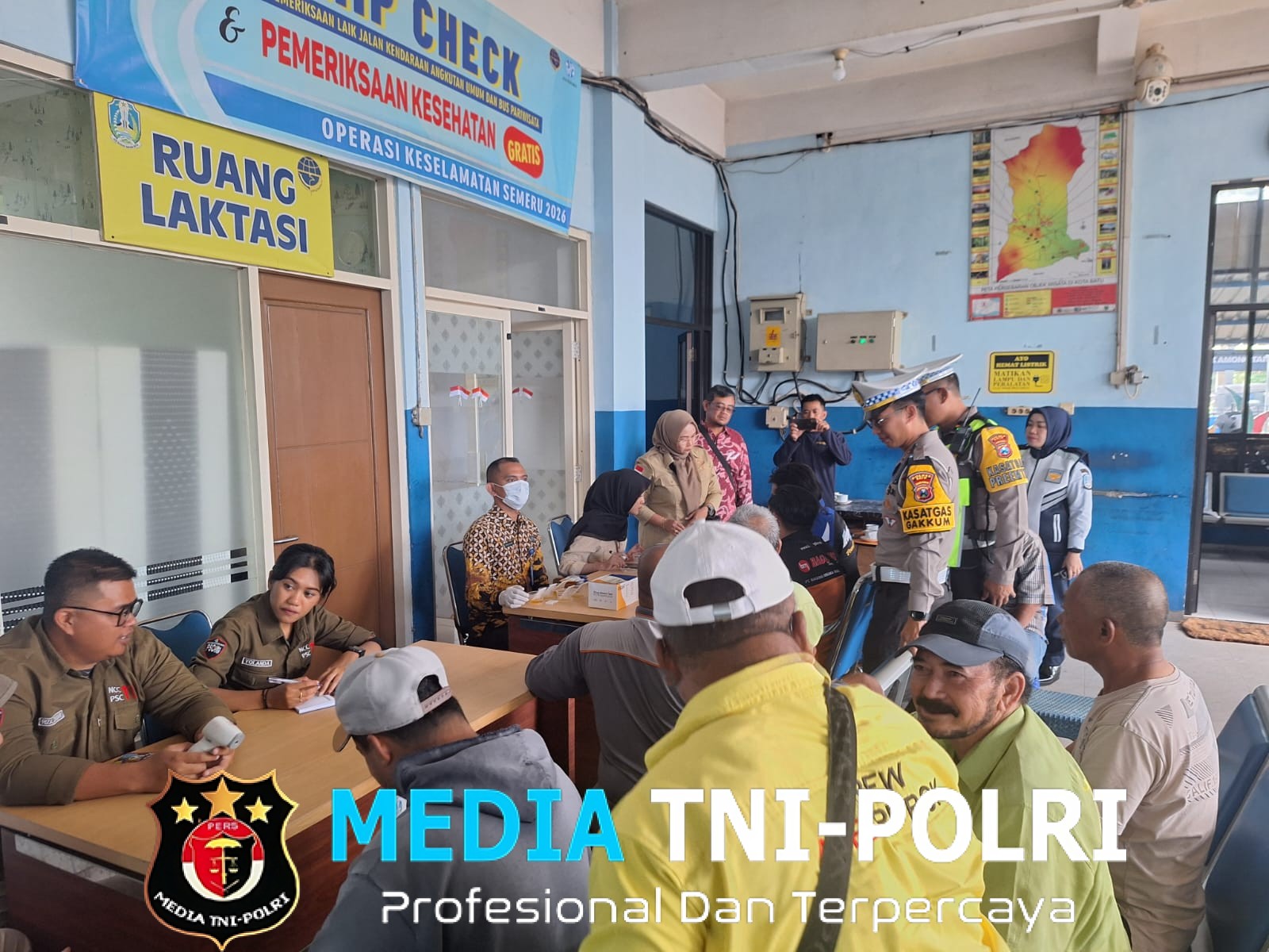 Sinergi Lintas Instansi, Ops Keselamatan Semeru 2026 Laksanakan Uji Kelaikan Jalan Angkutan Umum