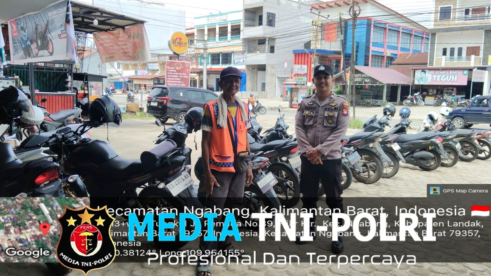 Polsek Ngabang Terus Galakkan Patroli Untuk Jaga Stabilitas Kamtibmas Wilayah Tetap Kondusif
