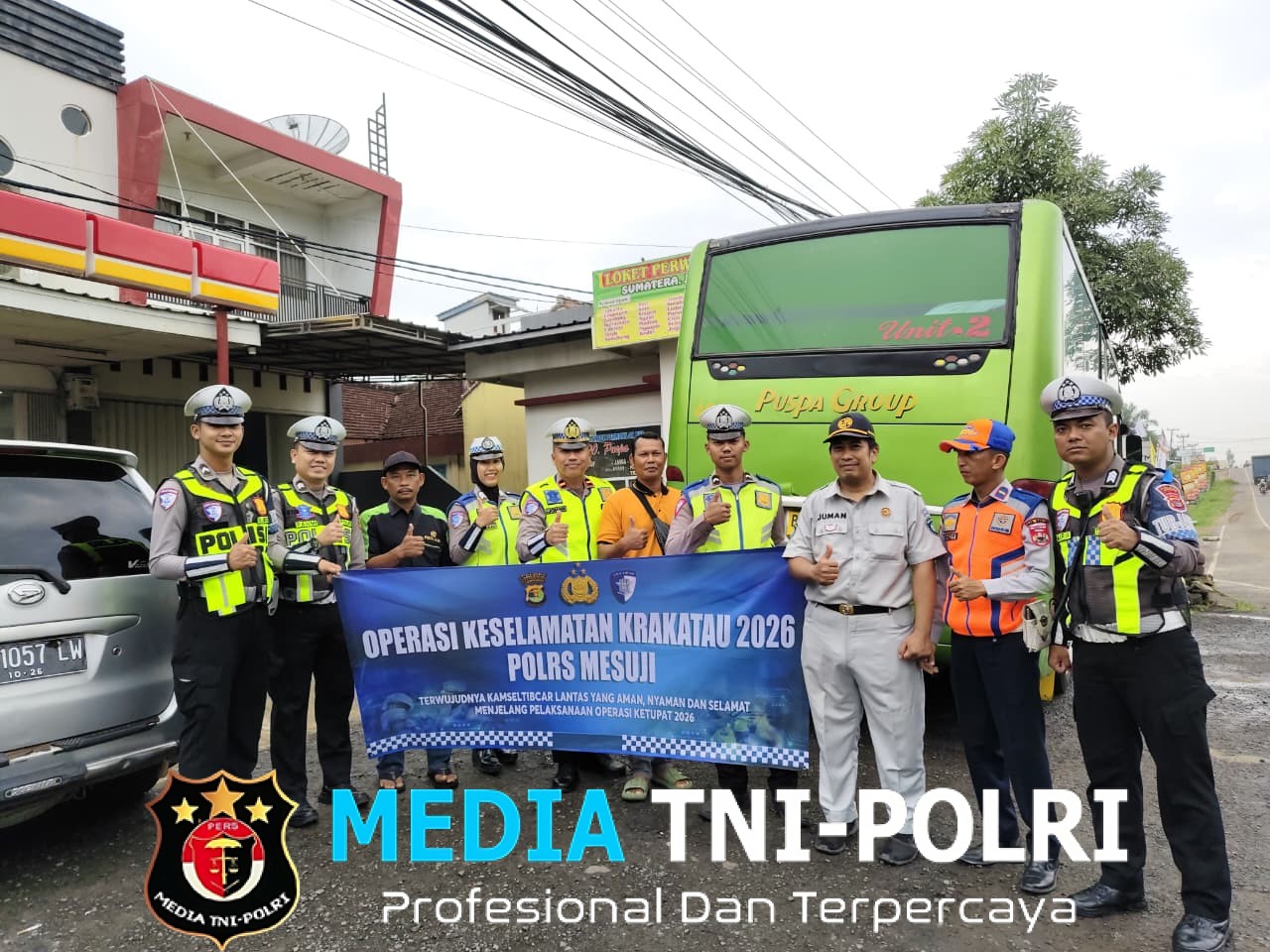 Operasi Keselamatan Krakatau 2026 Sat Lantas Polres Mesuji Sisir Kelayakan Armada Angkutan Umum