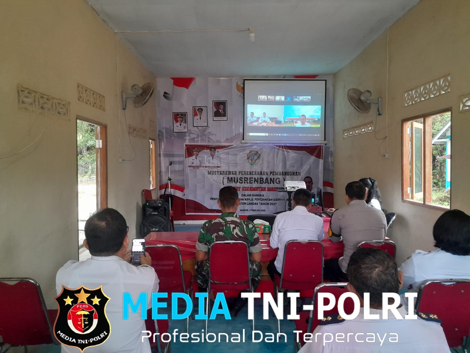 Sinergi Forkopimcam, Kapolsek Mandor Hadiri Musrenbang Kecamatan Mandor