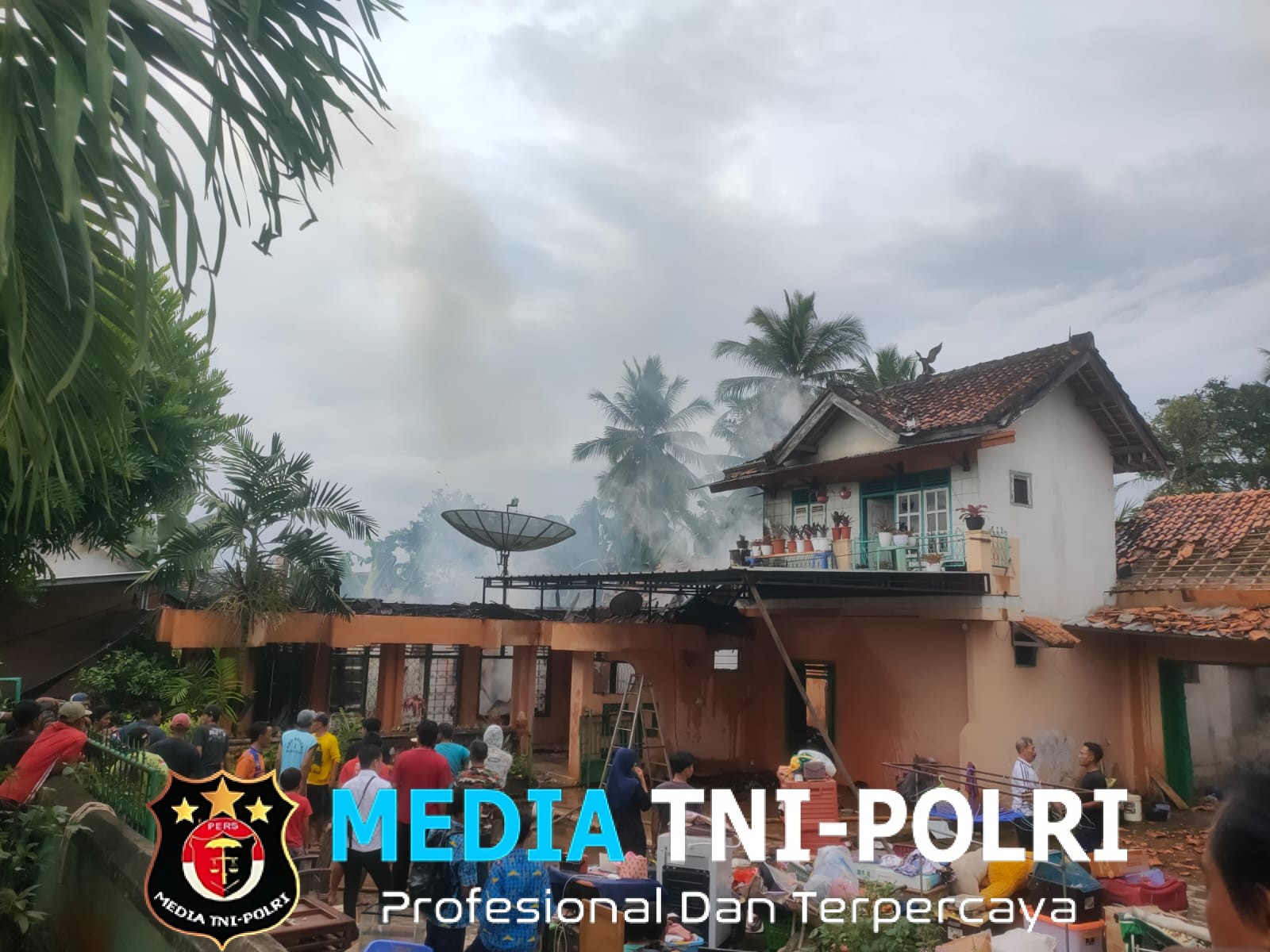 Kebakaran Hanguskan Rumah Pensiunan PNS di Banyumas Pringsewu