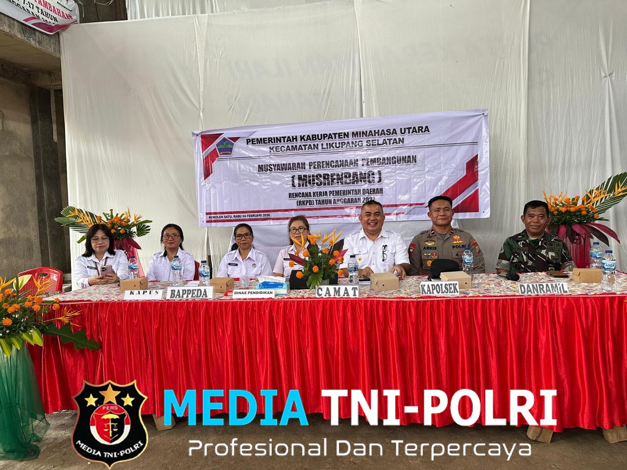 Perkuat Koordinasi Wilayah, Danramil Likupang Hadiri Pra Musrenbang Kecamatan dan Pra Musrenbang Tematik Stunting