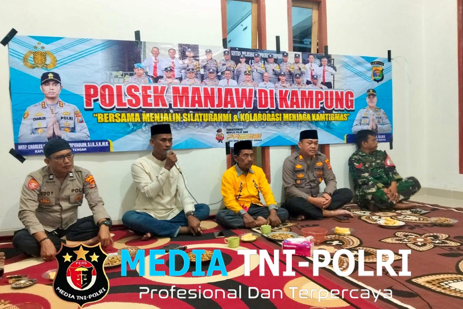 Polsek Seputih Banyak Rajut Kebersamaan Warga Lewat PMK, Kamtibmas Diperkuat dari Kampung