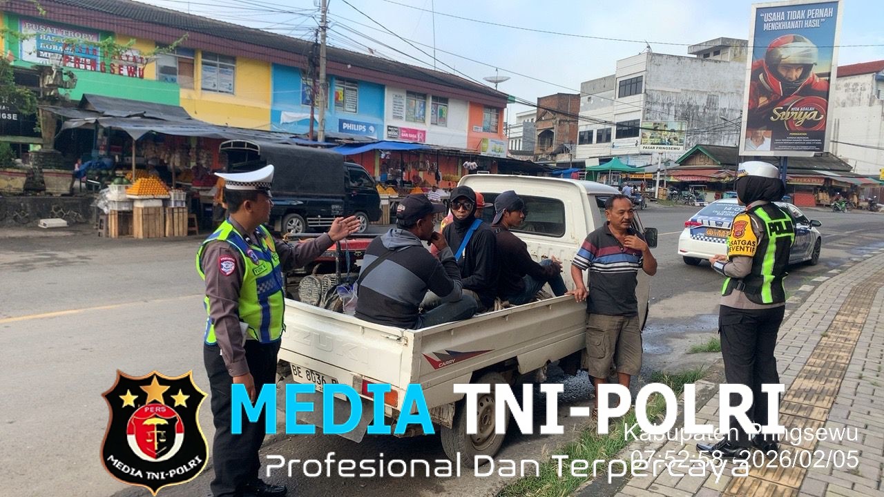 Hari Keempat Operasi Keselamatan, Polres Pringsewu Gencarkan Patroli dan Edukasi Lalu Lintas