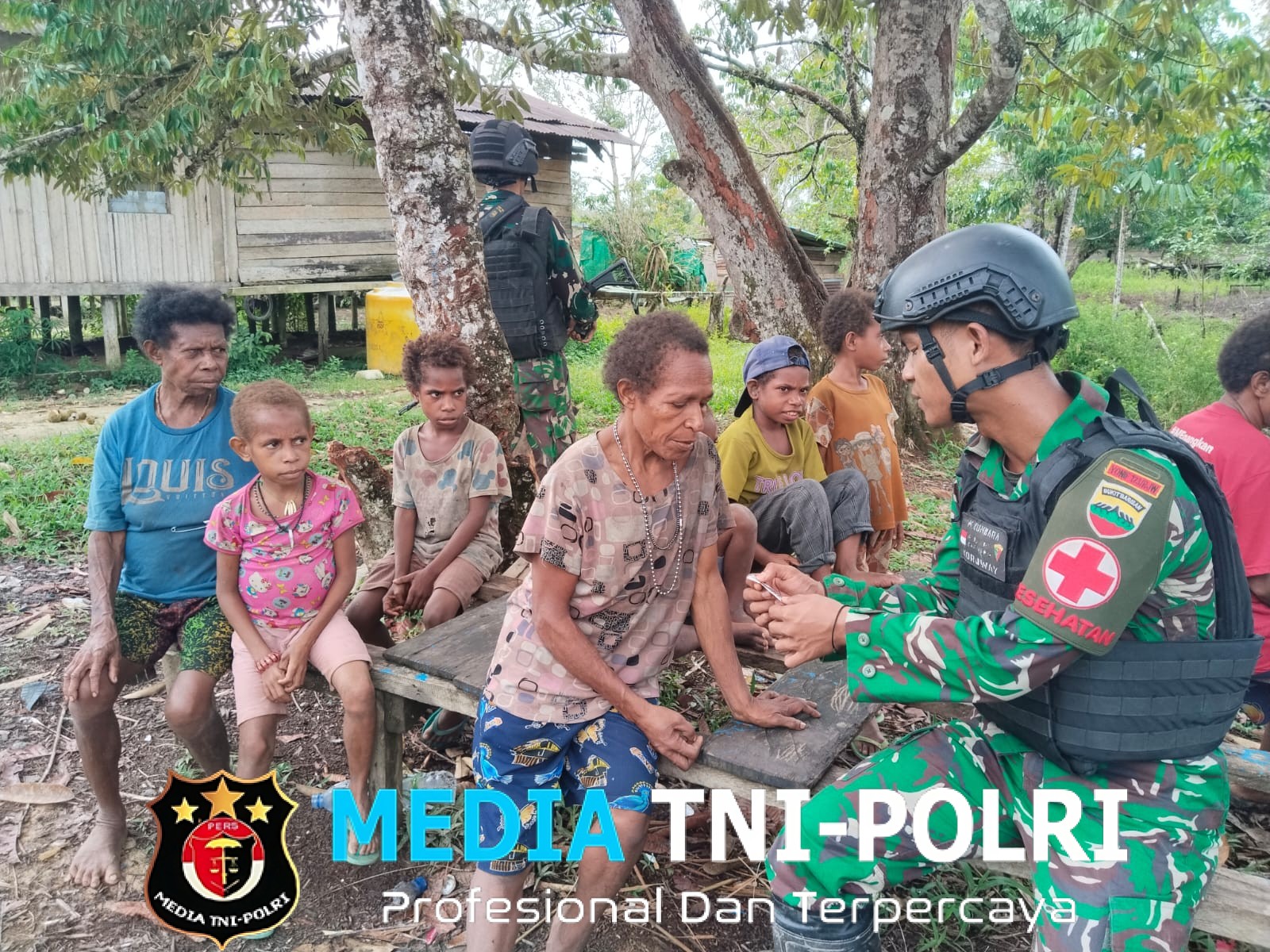 Satgas Yonif 123/Rajawali Gelar Pelayanan Kesehatan di Pos Asgon, Koroway, dan Kout  ‎