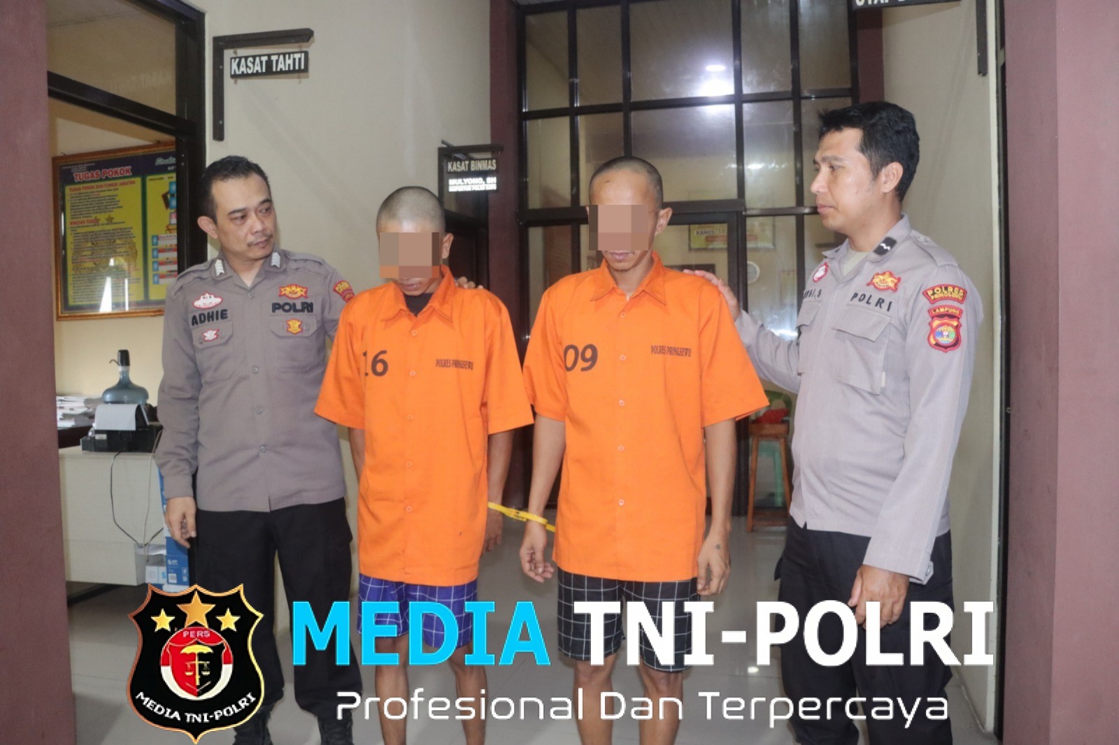 Bawa 100 Pil Ekstasi, Dua Pria Ditangkap Satnarkoba Polres Pringsewu