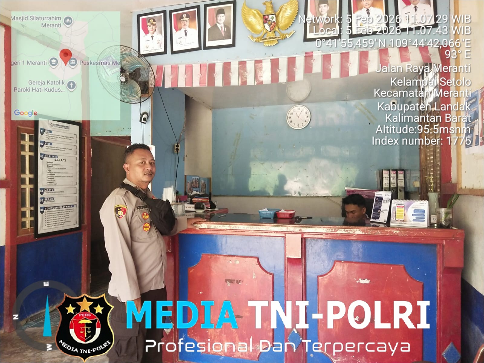 Upaya Preventif, Polisi Laksanakan Pemantauan di CU Pancur Kasih TP 43 Meranti