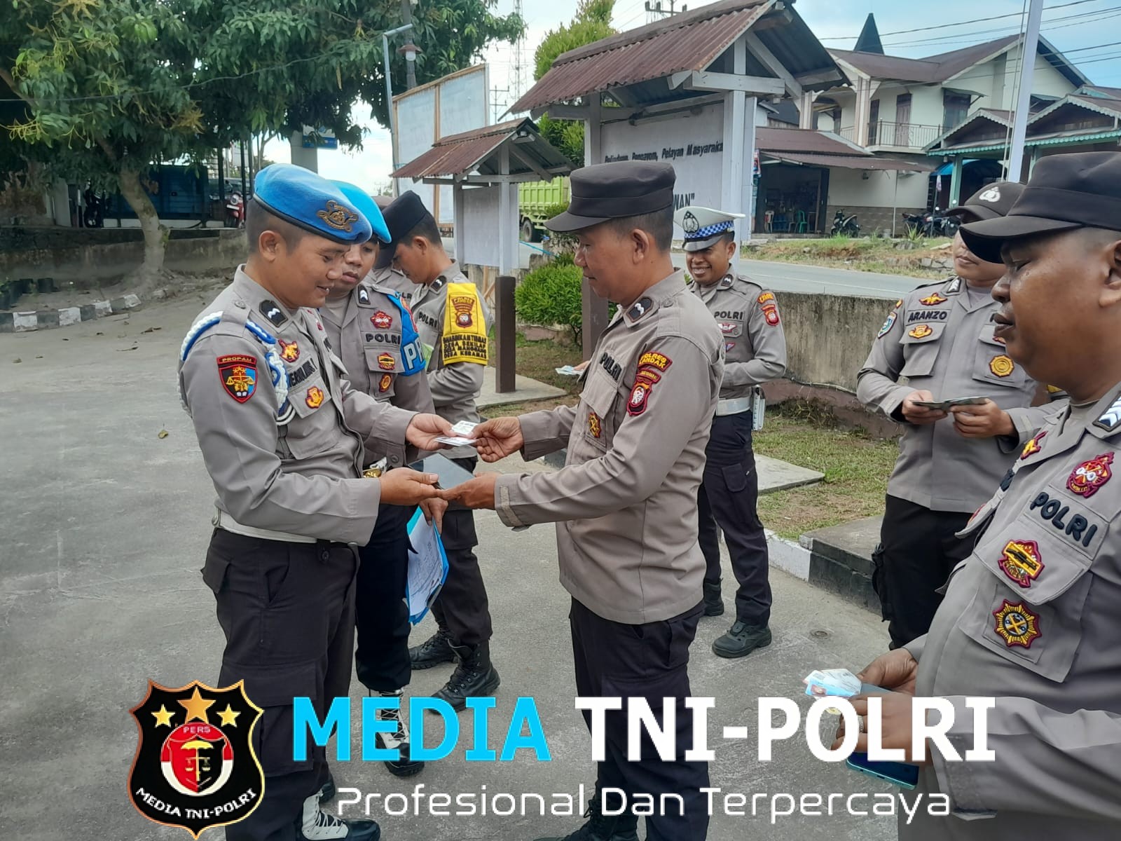 Gaktibplin di Polsek Mandor, Wujud Komitmen Polres Landak Jaga Marwah Polri