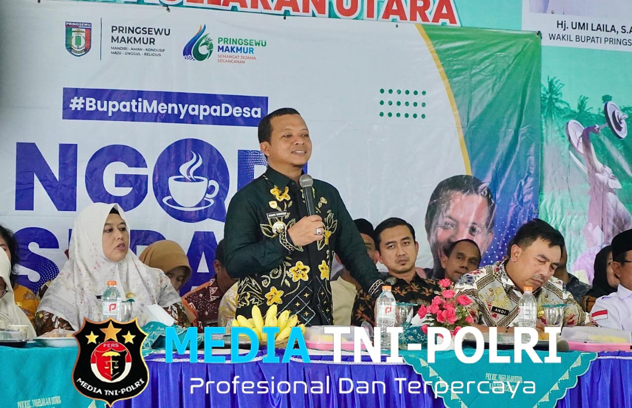 Ngopi Serasi Edisi 15, Bupati Pringsewu Riyanto Pamungkas Serap Aspirasi Warga Pekon Fajarmulya