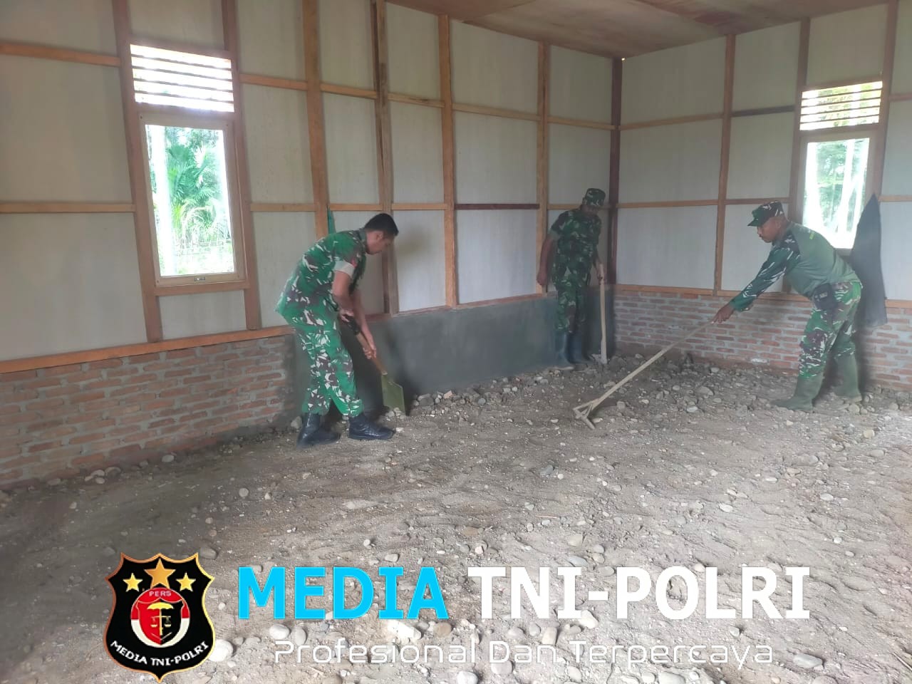 Kepedulian Dandim 0103/Aceh Utara, Rumah Dhuafa Lansia di Matangkuli Hampir Rampung