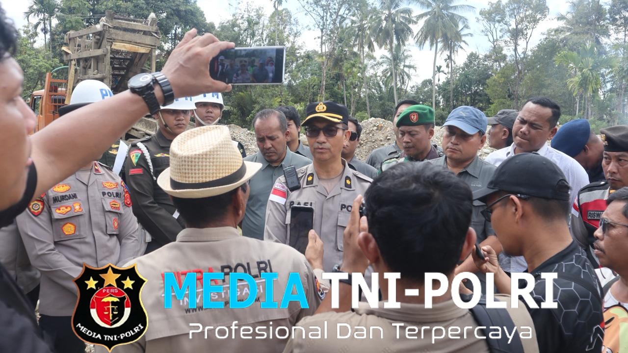 Sinergitas Polres Nagan Raya Bersama TNI dan Pemerintah Daerah Tertibkan Tambang Ilegal Demi Kelestarian Lingkungan