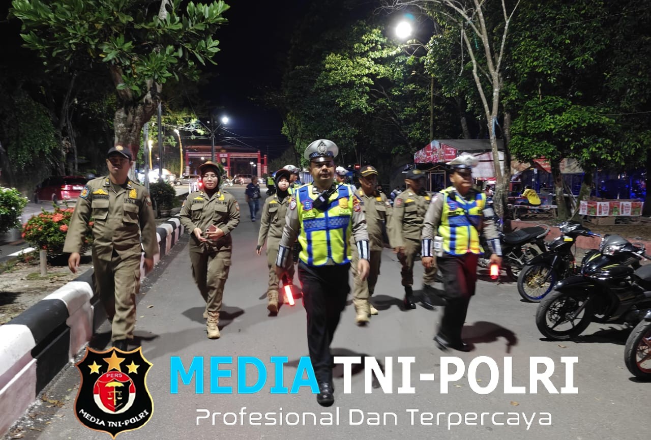 Patroli Gabungan Antisipasi Balapan Liar Dikota Sampit