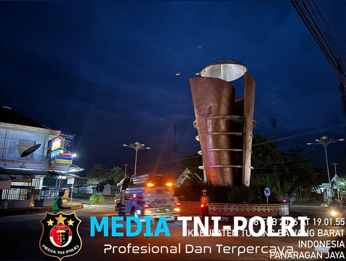 Satlantas Polres Tulang Bawang Barat Intensifkan Patroli Blue Light, Ciptakan Keamanan dan Ketertiban di Malam Hari
