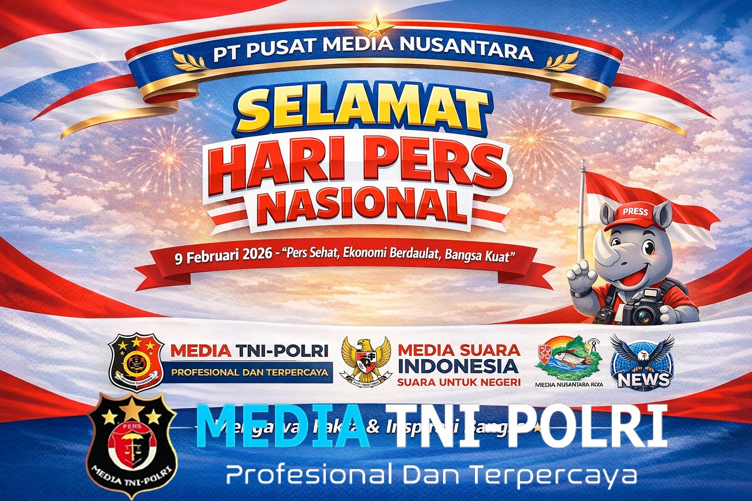 PT Pusat Media Nusantara Peringati Hari Pers Nasional 2026, Tegaskan Komitmen Jurnalisme Profesional dan Berintegritas