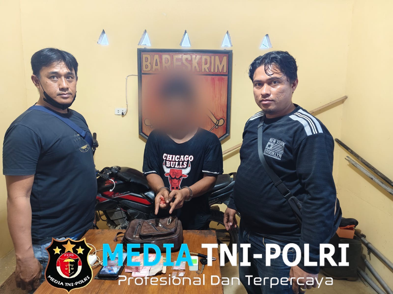 Polsek Bosar Maligas Berantas Narkoba Tanpa Kompromi, Edar Sabu 1,15 Gram Diringkus di Ujung Padang
