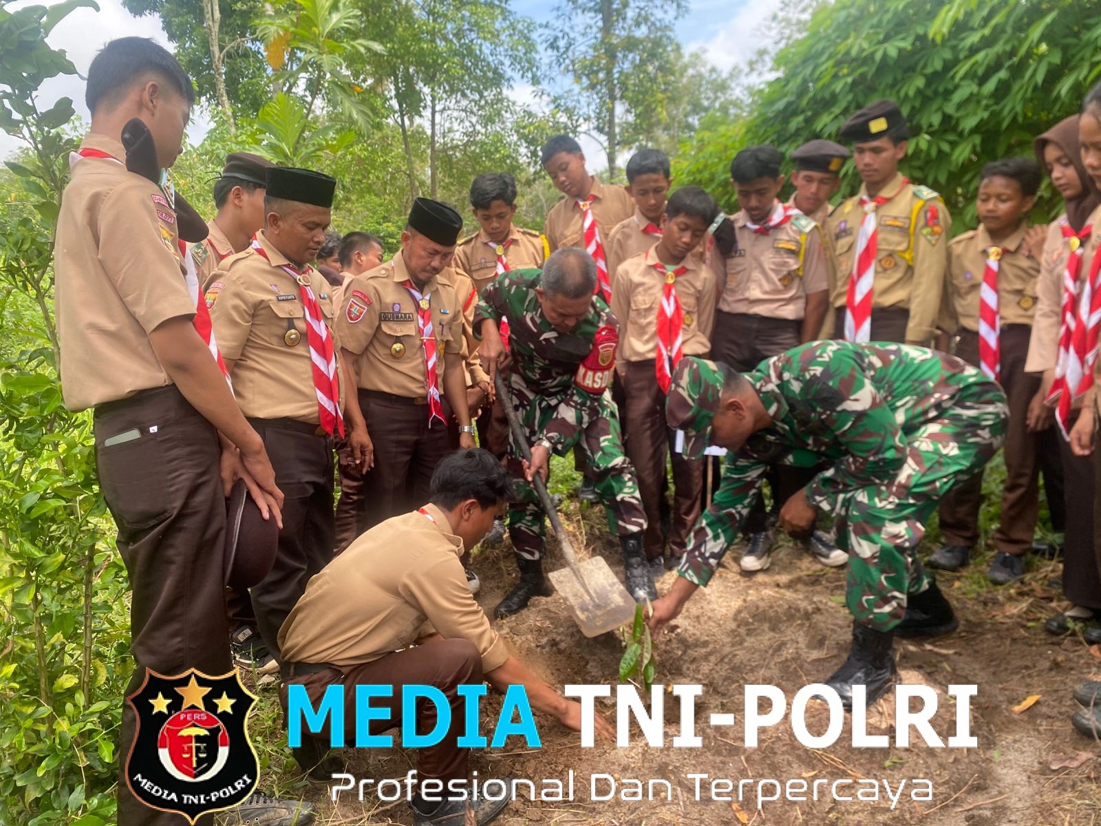 Kodim 0402/OKI-OI Laksanakan Persami KKRI di Kecamatan Lempuing