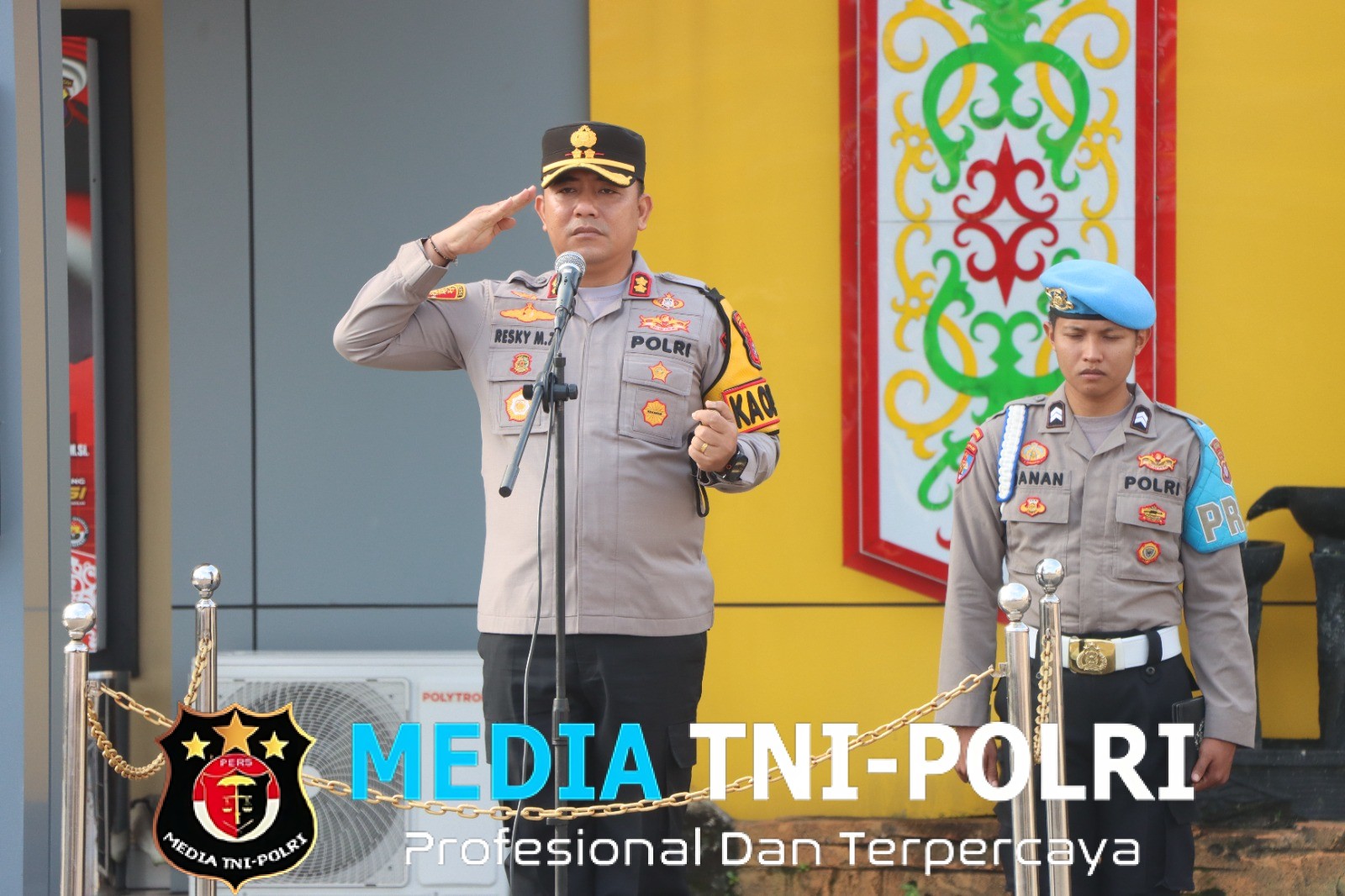 Kapolres Kotim Pimpin Apel Pagi dan Pengukuhan Agen Perubahan serta Penandatanganan Pakta Integritas