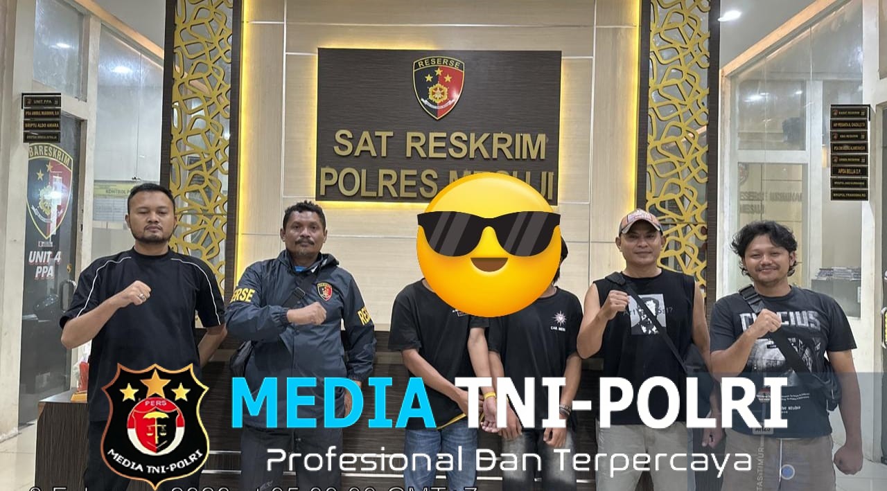 Polres Mesuji Tangkap Dua Tersangka Pemerkosa Konten Kreator di Pintu Tol Simpang Pematang