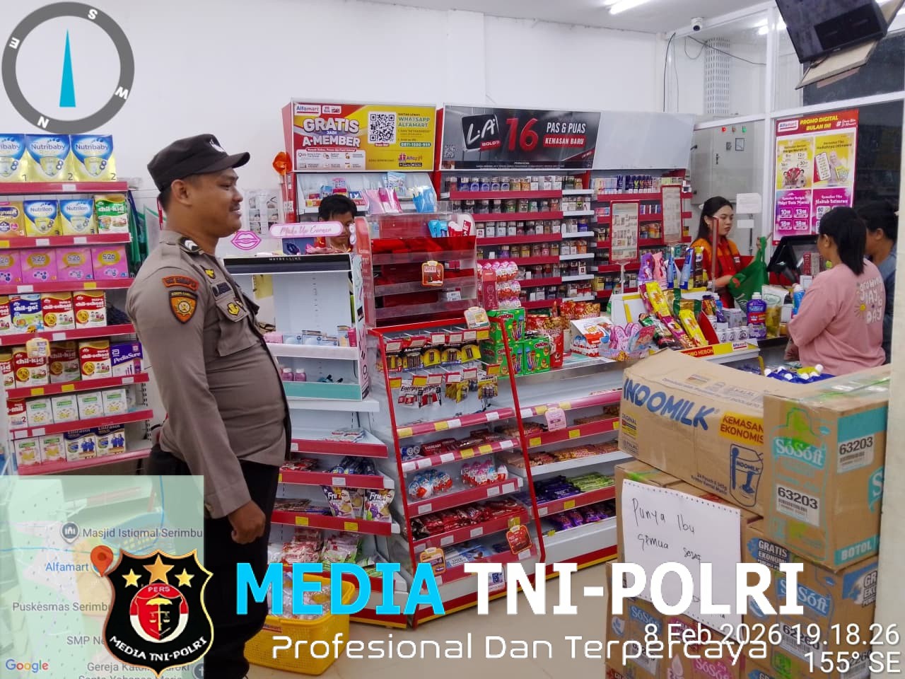 Patroli Malam Polisi, Beri Rasa Aman bagi Karyawan dan Pengunjung