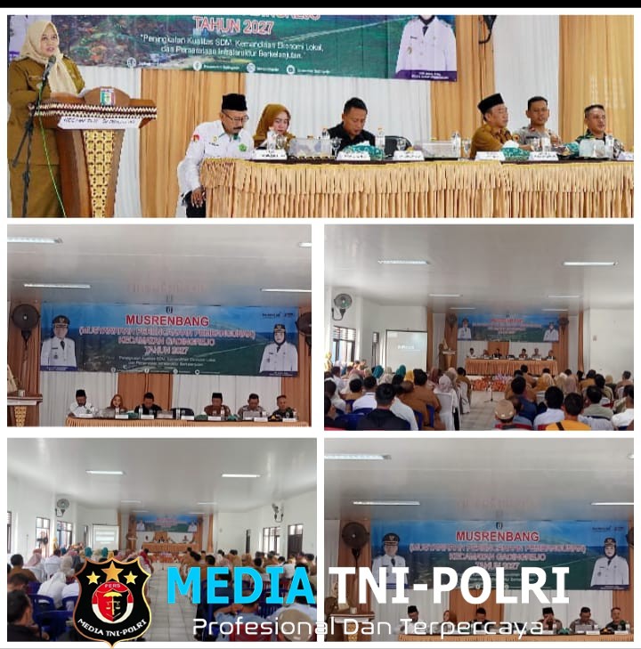 Wakil Bupati Pringsewu Umi Laila Resmi Membuka Acara Musrenbang Kecamatan Gadingrejo