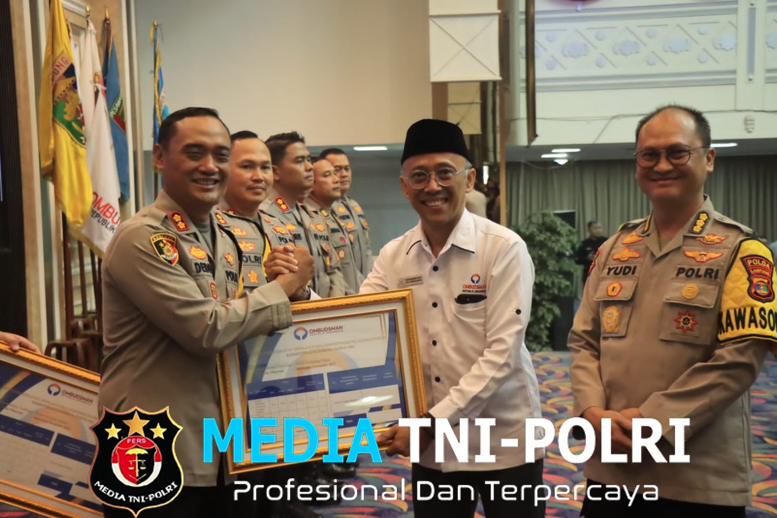 Polres Lampung Utara Raih Penghargaan Ombudsman RI