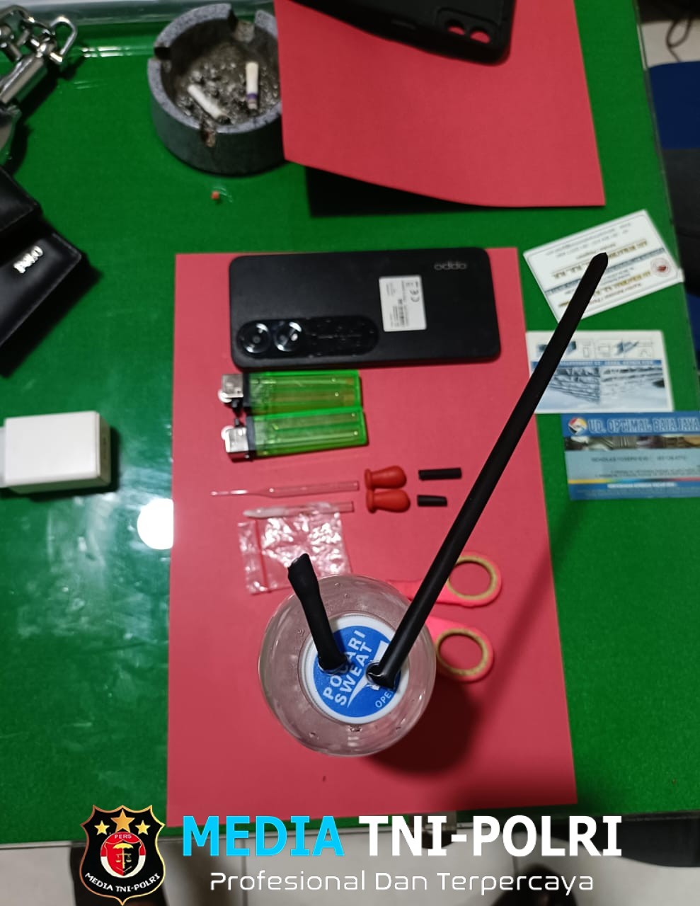 Sat Resnarkoba Polres Wonogiri Ungkap Kasus Penyalahgunaan Sabu di Kios Potong Rambut