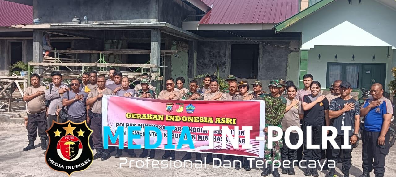 Komitmen TNI – Polri dan Pemerintah Daerah Menjaga Kebersihan Pasar dan Masjid, Dukung Program Nasional