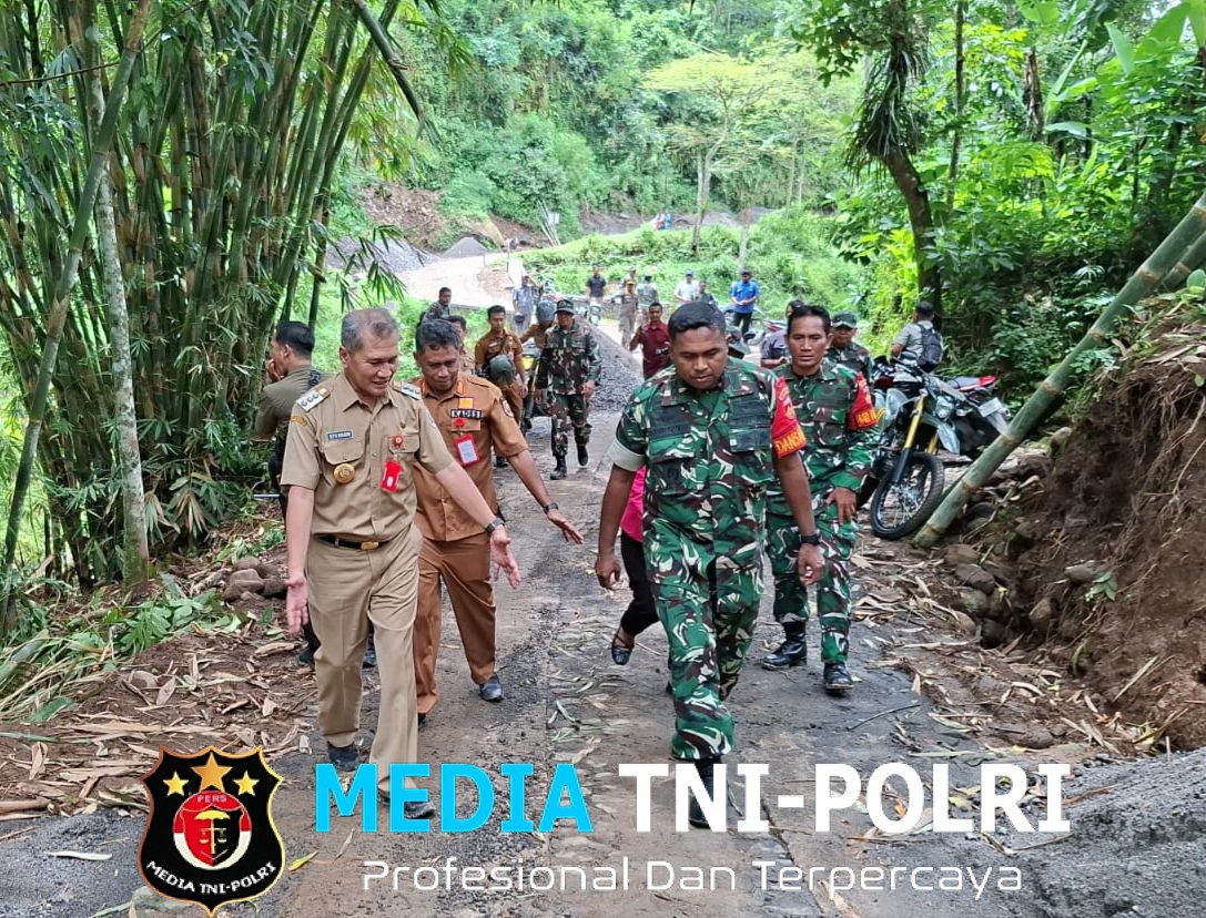 Tinjau Lokasi TMMD, Dandim Wonogiri Pastikan Sasaran Fisik Akan Rampung Sesuai Target
