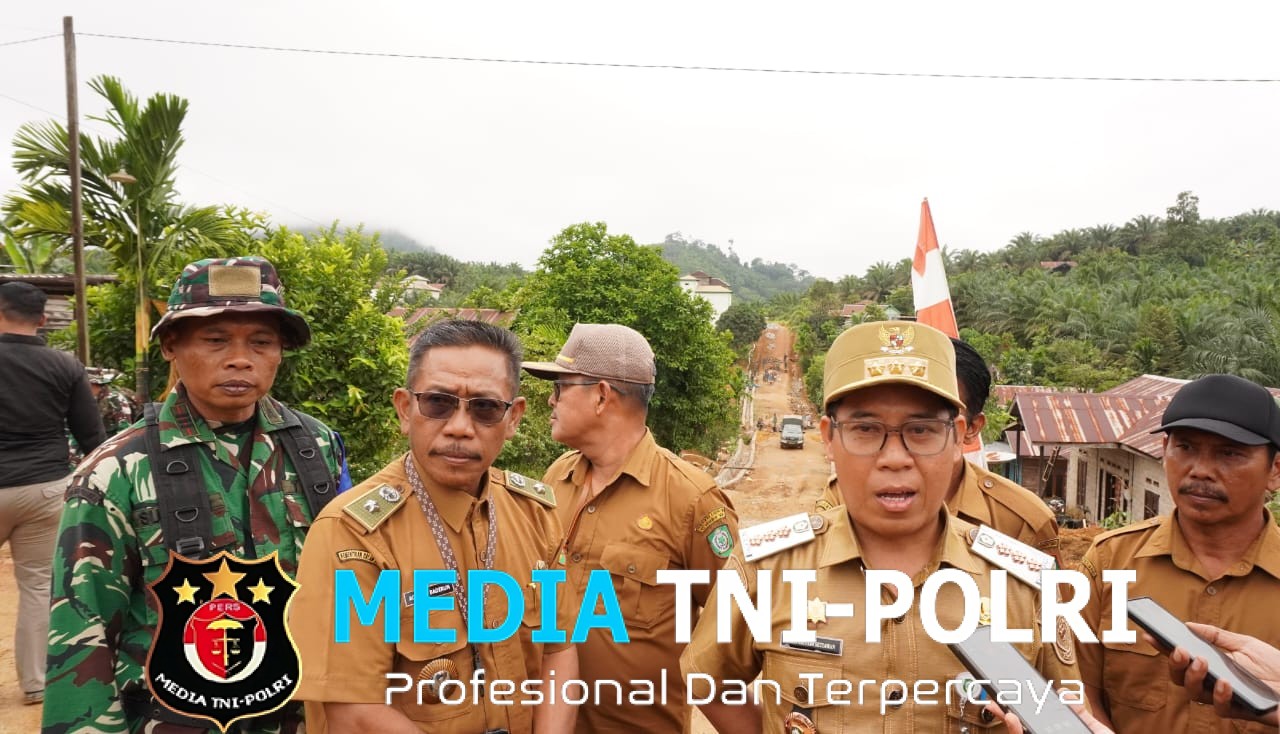 Dansatgas TMMD Reg Ke-127 Beserta Forkopimda Cek Lokasi Sasaran