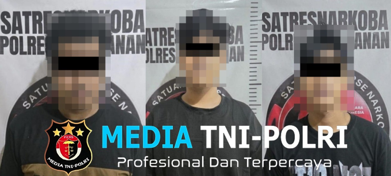 Pakai Narkoba di Acara Organ Tunggal, 3 Pria Asal Oku Timur Diamankan Satresnarkoba Polres Way Kanan