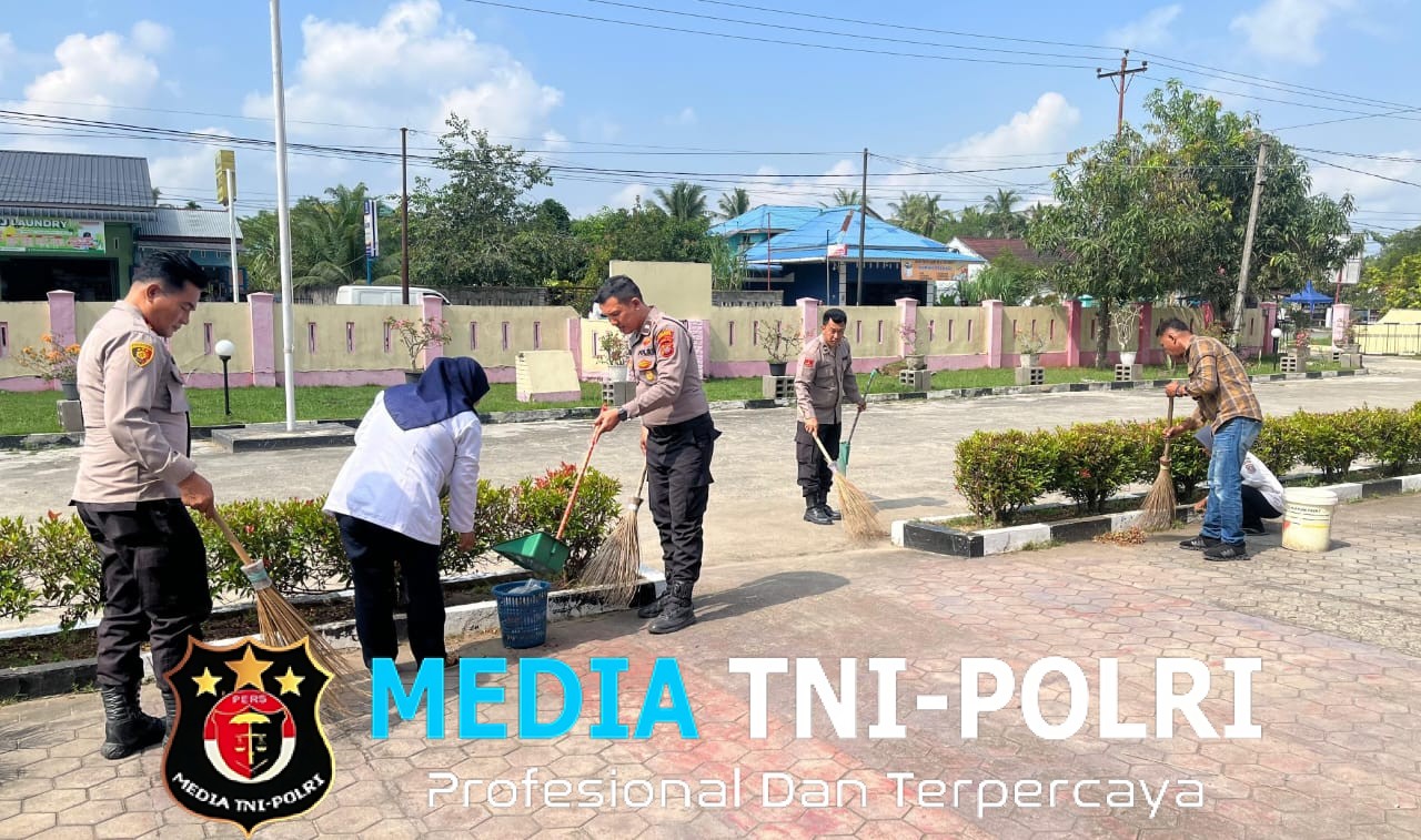 Sesuai Arahan Presiden RI, Polsek Pangkalan Susu Polres Langkat Laksanakan Kurve di Lingkungan Polsek