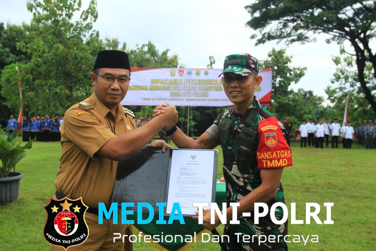 TMMD Sengkuyung I tahun 2026 di Ds. Bonagung Tanon, dibuka hari ini oleh Bupati Sragen
