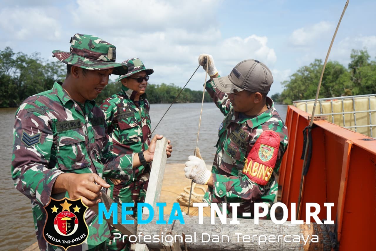 Fokus Tahap Awal Konstruksi, Satgas Kodim 0402/OKI Buat Spiral dan Pensil Tiang Pancang