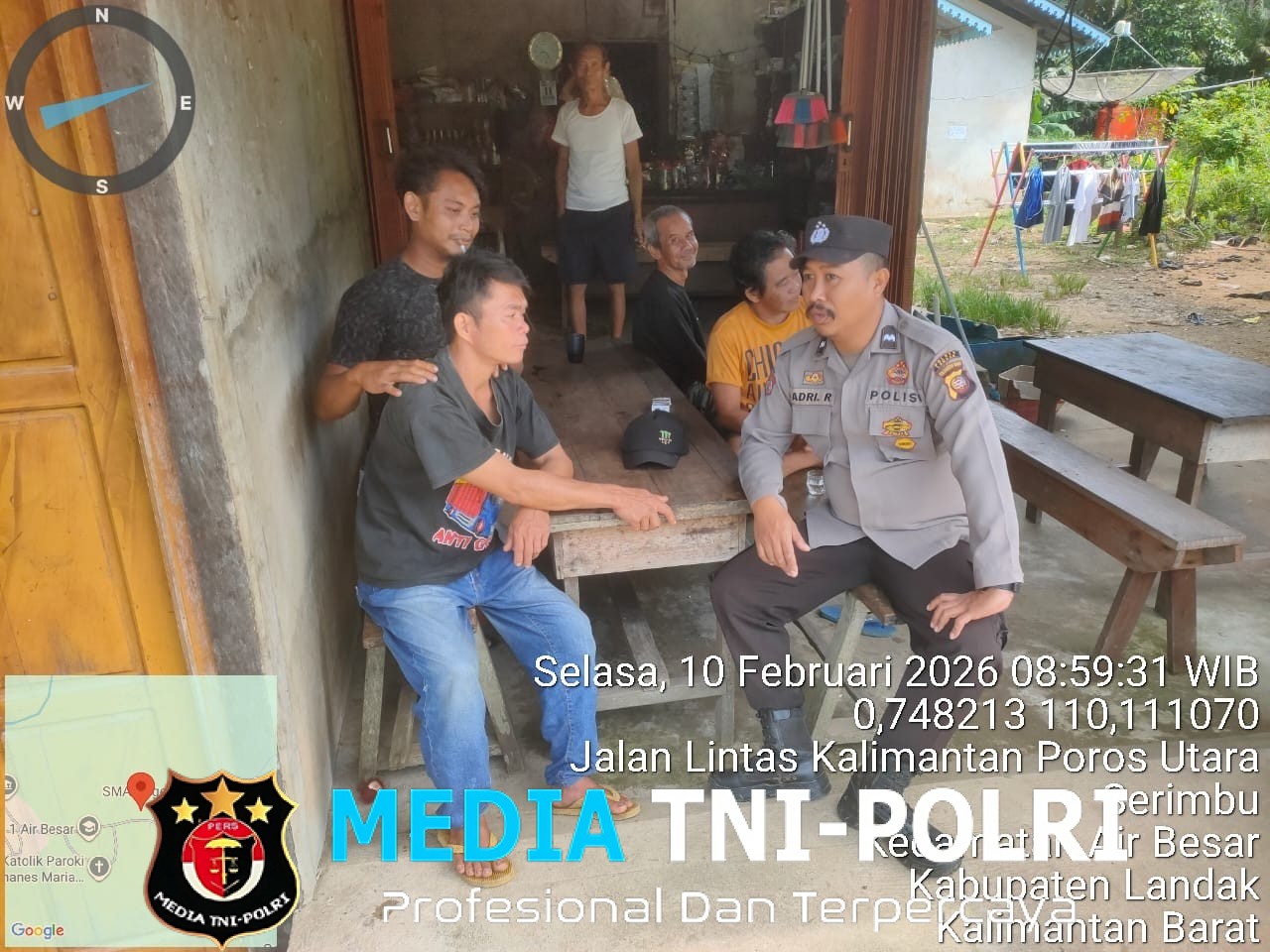 Polisi Duduk Bersama Warga, Patroli Dialogis Pererat Keamanan dan Kebersamaan