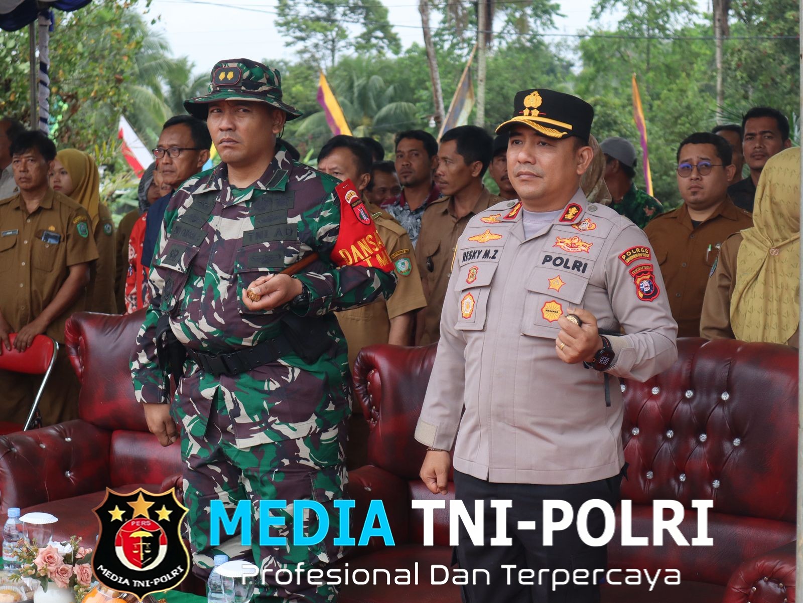 Kapolres Kotim Hadiri Upacara Pem bukaan TNI Manunggal Membangun Desa Ke-127 TA 2026