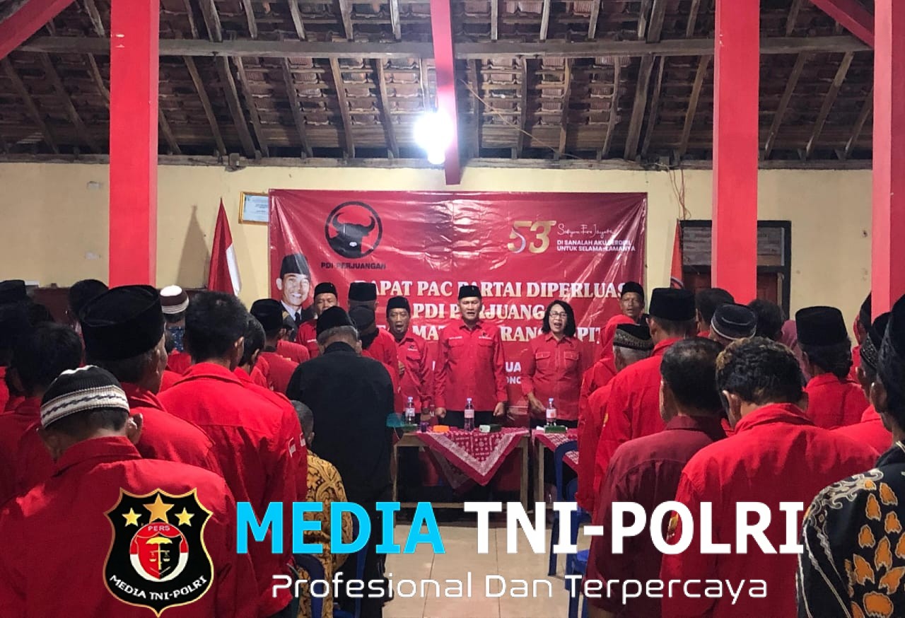 Rapat PAC Diperluas PDI Perjuangan di Paranggupito Berjalan Aman, Polisi Lakukan Pengamanan Ketat